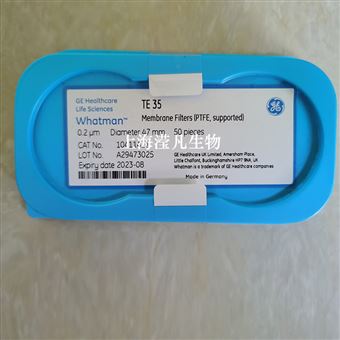 10411413Whatman0.2um孔径聚四氟乙烯TE35型PTFE滤膜