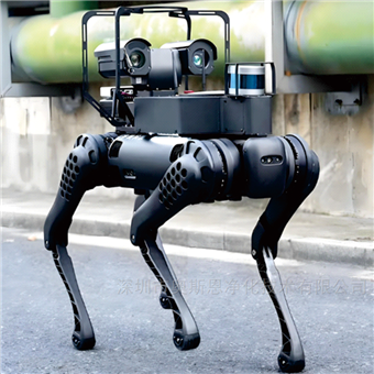 戶外科學(xué)實驗聲音采集、空氣監(jiān)測巡航機(jī)器狗