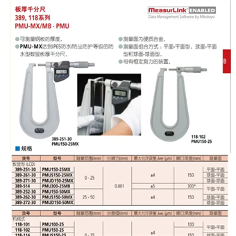 MDH-25MC/293-100-20日本MITUTOYO三丰超高精度千分尺