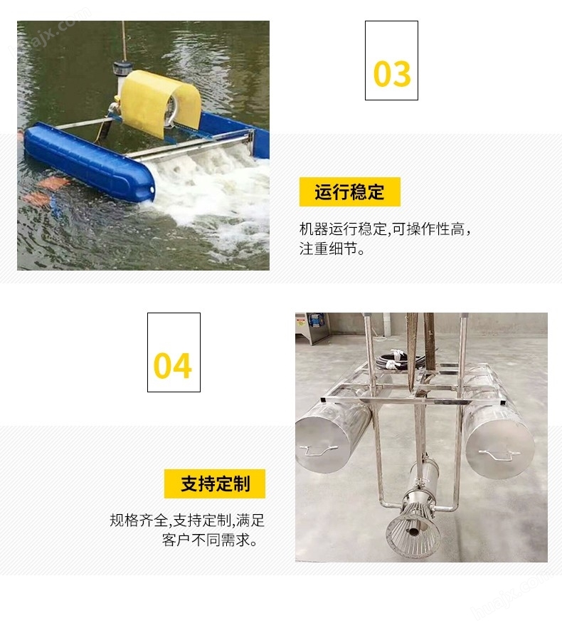 TLB推流式曝气机运行效果