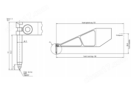 Probe Arm LD A 14-10-10 / 60°  Order No. 9043081
