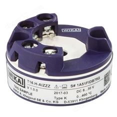 WIKA數(shù)字式溫度變送器工業(yè)機(jī)械設(shè)備溫度測(cè)量