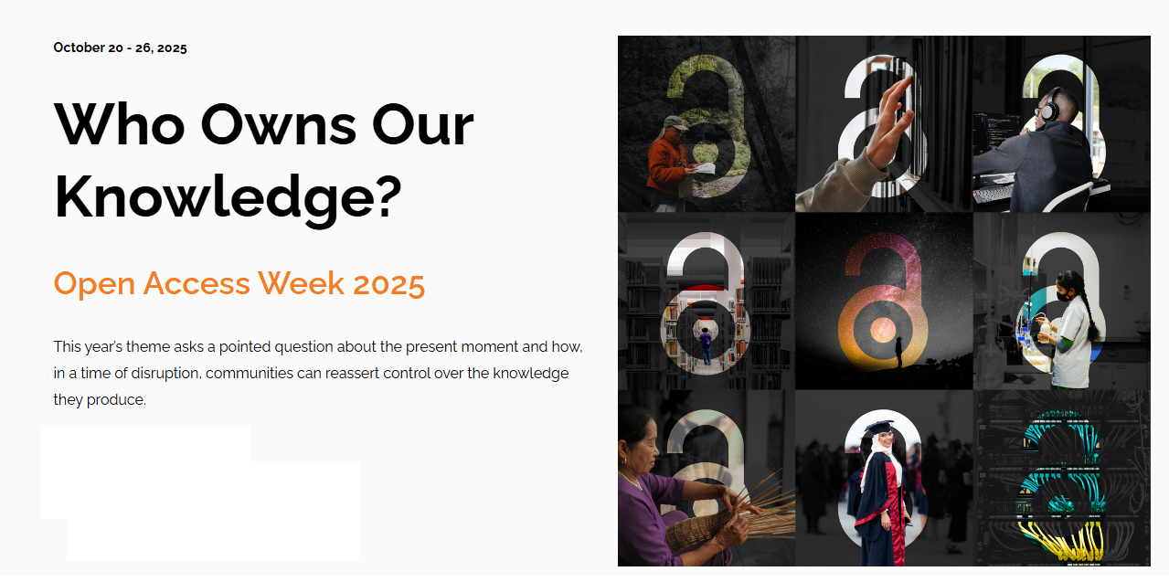 2025年國際開放獲取周--10月20日-26日 免費開放！