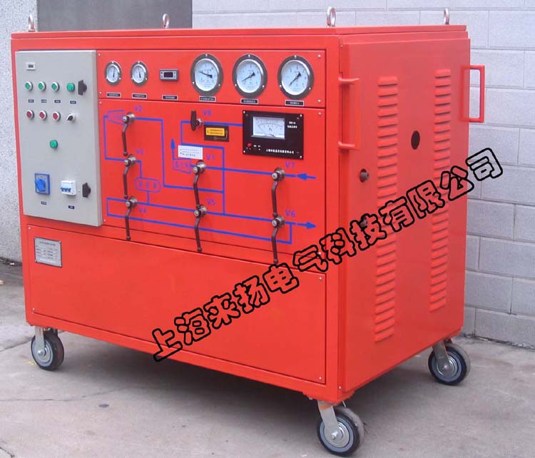 LYGS-3000型SF6回收裝置(水紋)(1).jpg 電力調試標準產品“SF6氣體沖放及回收裝置